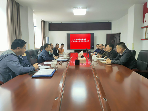 省政法委專(zhuān)職委員劉峰調研瀘石高速公路項目建設推進(jìn)情況_副本.png