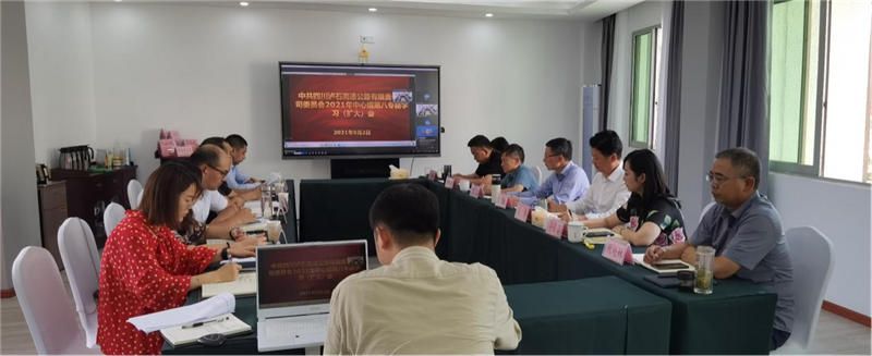 瀘石公司黨委組織召開(kāi)2021年中心組第八專(zhuān)題學(xué)習（擴大）會(huì ).png