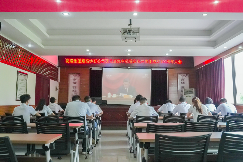 瀘石公司組織全線(xiàn)集中觀(guān)看慶祝中國共產(chǎn)主義青年團成立100周年大會(huì ).png